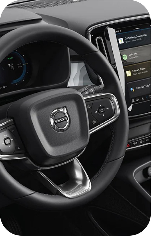 Volvo in-car interface